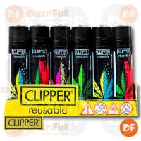 ENCENDEDOR CLIPPER MAXI HALF LEAF x 24