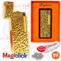 ENCENDEDOR MAGICLICK MONTECARLO TEXTURE GOLD x 1 