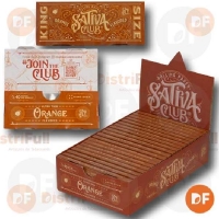 PAPEL SATIVA CLUB KS ORANGE CELULOSA x 40