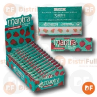 PAPEL MANTRA 1¼ STRAWBERRY x 33