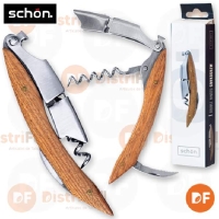 SCHON SACACORCHO METAL MADERA x 1