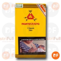 CIGARROS CUBANOS MONTECRISTO EDMUNDO tubo x 3