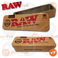 TABAQUERA RAW LATA GUARDA TABACO KING SIZE