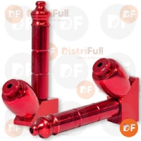 PIPA ALUMINIO ROJA DESARMABLE x 1 (SPP001)