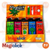 ENCENDEDOR MAGICLICK REUTILIZABLE VEGE x 15 (piedra)