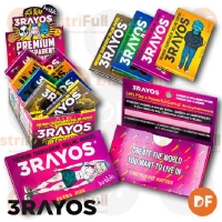 PAPEL 3RAYOS CELULOSA 1¼ ULTRA FINO x 50 c/imán