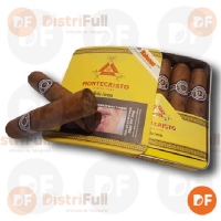 CIGARROS CUBANOS MONTECRISTO MEDIA CORONA LATA x 5