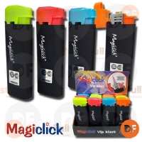 ENCENDEDOR MAGICLICK VIP BLACK CON TAPA 