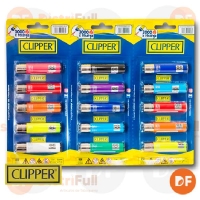 ENCENDEDOR CLIPPER MAXI SOLIDO COLORES x 1