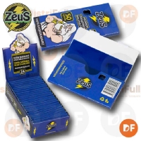 PAPEL ZEUS 1¼ CELULOSA AZUL x 50